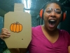 I totally didn't hit the pumpkin!